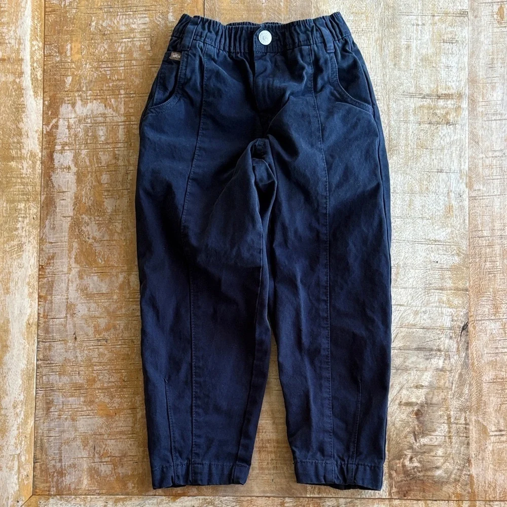 Zara Kids' Olive and Navy Pants size 6
